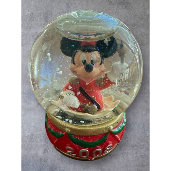 Disney JC Penney Christmas Mini Snow Globes Mickey Mouse Set of 10 2.5 in x 2 in - Picture 9 of 9